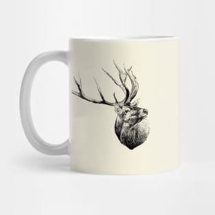 Red deer portrait Mug